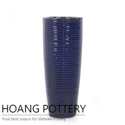 Wholesale tall round ceramic planter