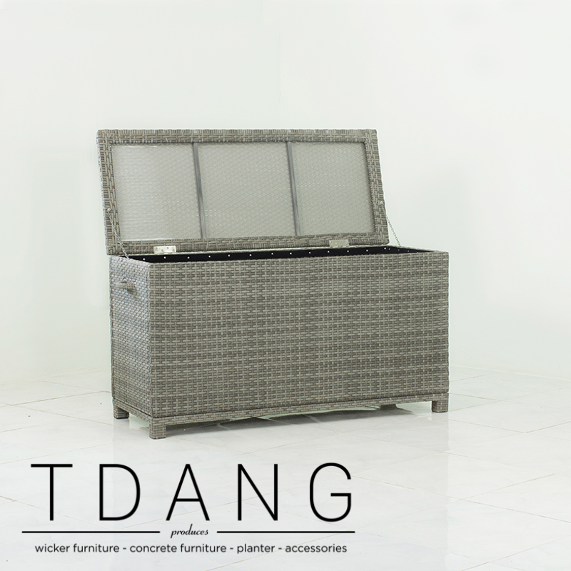 Wicker Blanket Box with Cover Wicker Blanket Box with Cover