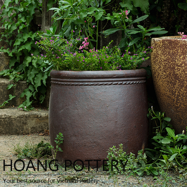 Antique Design Black Clay Pot Outdoor Antique Design Black Clay Pot Outdoor
