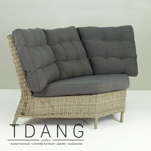Hanna Wicker Sofa Corner (Code 3002)