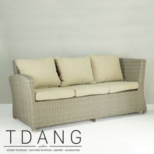 Sonoma Wicker Sofa 3 Seats Right hand (Code 3007)