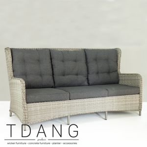 Trieste Wicker Sofa 3 seats (Code 3008)
