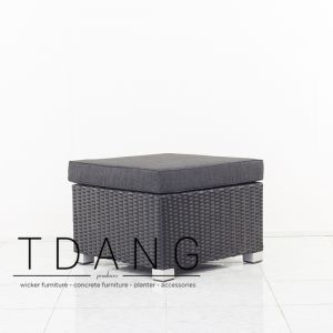 Kessler Wicker Ottoman (Code 5001)