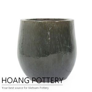 Aqua Green Round Pot Outdoor (HPAN049)