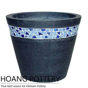 Beautiful Pattern Terrazzo Pot (TAT019)
