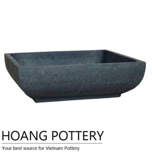 Low Terrazzo Flower Pot (TA7358)