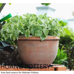 Red Terracotta Garden Flower Planter (HPTC038)