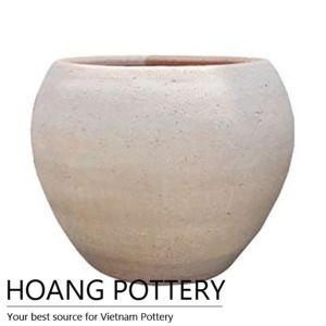Quality Sandblasted Pot Outdoor Decor (HPSB078)