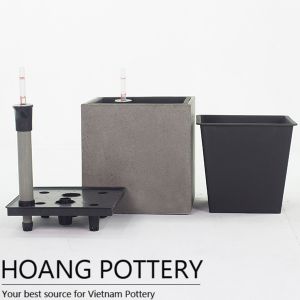 Square Poly Terrazzo Planter (HP-PT002)