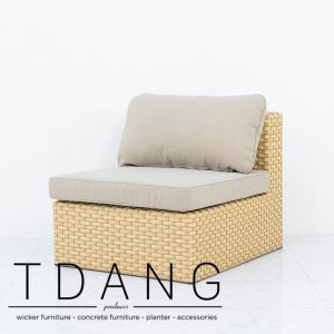 Caravan Wicker Armless Sofa (TD2050)