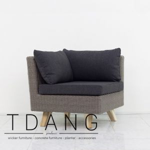 Torguta Wicker Sofa Corner (TD3035)