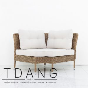 Harrison Wicker Sofa Corner (TD3042)