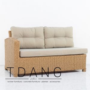 Camden Wicker Right Hand Sofa 2 Seats (TD3044)