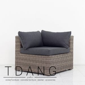 Helena Wicker Sofa Corner (TD3053)