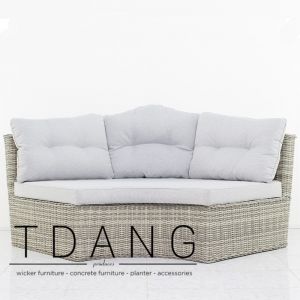Dreux Wicker Sofa Corner (TD3056)