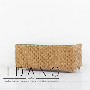 Mandalay Coffee Wicker Table (TD4030)