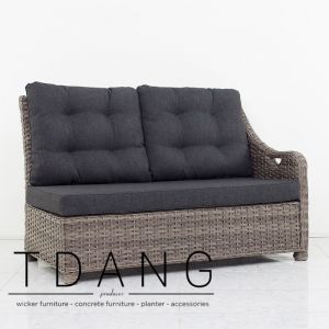 Hanover Wicker Left Hand Sofa (Code 3063)