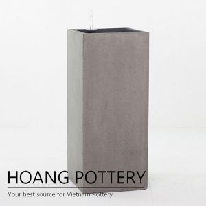 Rectangular Natural Concrete Planters