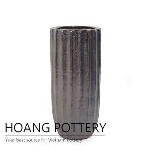 New brown ceramic planter decor