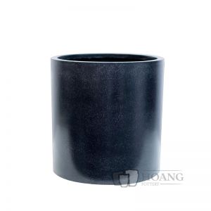 Cylinder Fiberglass Terrazzo Pot