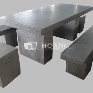 Cement tables and chairs