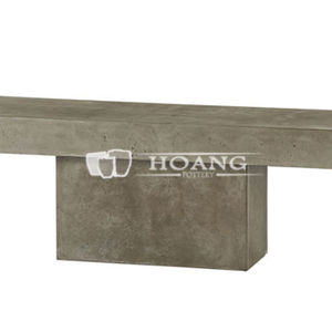 Long cement tables