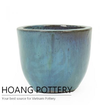 Giant Green Ceramic Pot Outdoor (HPAN057)