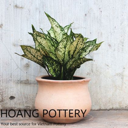 Antique Round red Terra cotta Urn Pot (HPTC003)