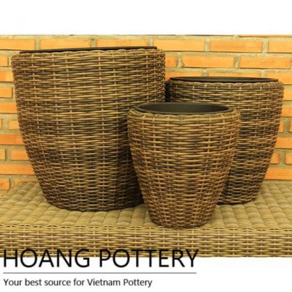 Beautiful Design Wicker Planter (HPW042)