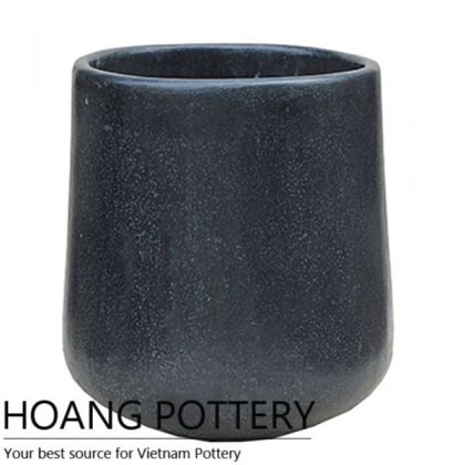 Beautiful Palm Design Terrazzo pot (TAT0034B)