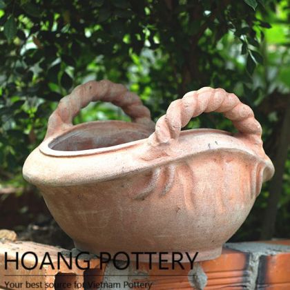 Impress Design Red Terracotta Flower Pot (HPTC036)