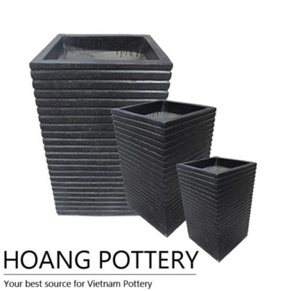 Modern Square Design Terrazzo Flower Pot (TAT059)