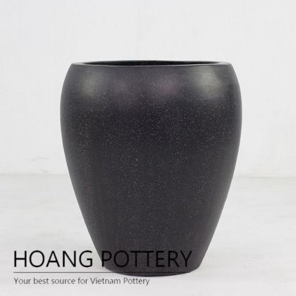 Round Vase tapered terrazzo planters