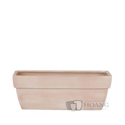 Rectangular Fiberglass Terracotta Planter