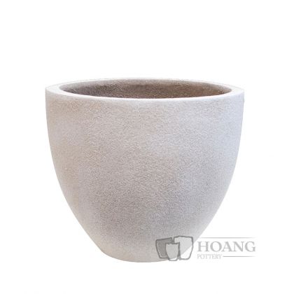 Round Fiberglass Sand Surface Pot