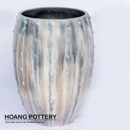 Painting Cement Pot