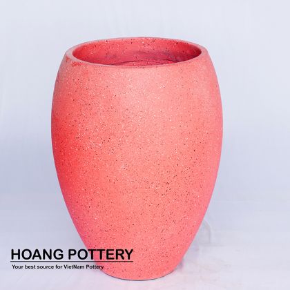 Pink Terrazzo Cement Pot