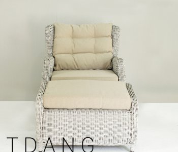 White vietnam wicker sofa
