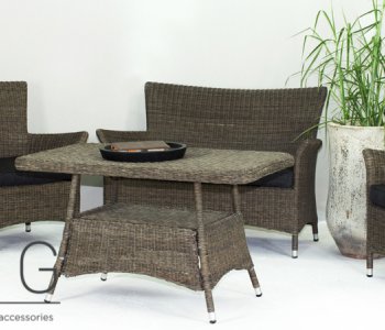 Vietnam manning 4 pieces seating group with cushions.