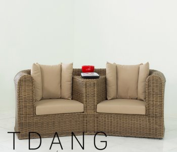 Nice vietnam wicker loveseat